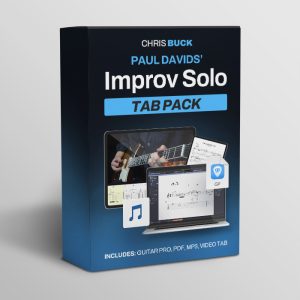 Improv Solo - Paul Davids - Tab & Video Pack